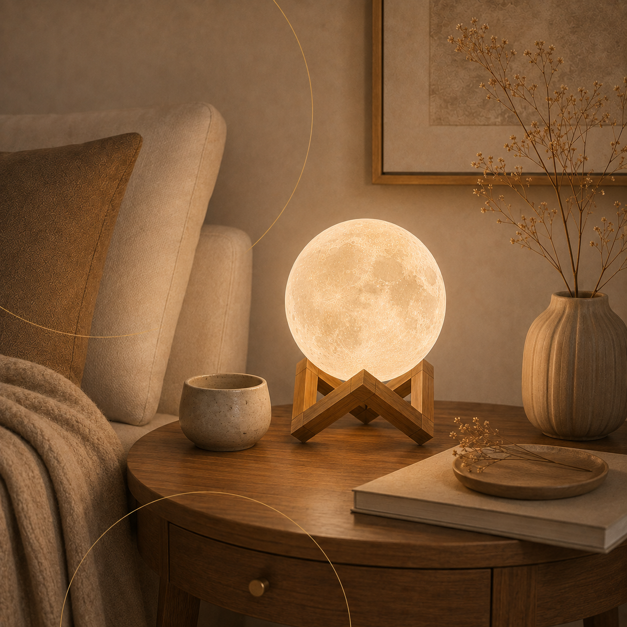 DaeNeu 3D Moon Lamp